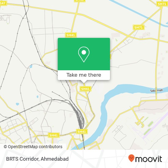 BRTS Corridor map