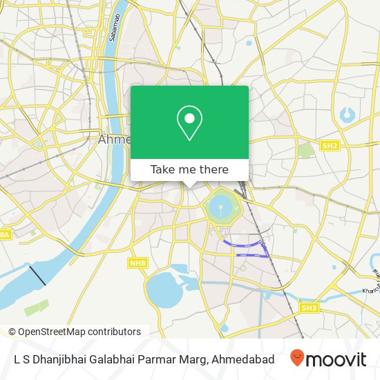 L S Dhanjibhai Galabhai Parmar Marg map