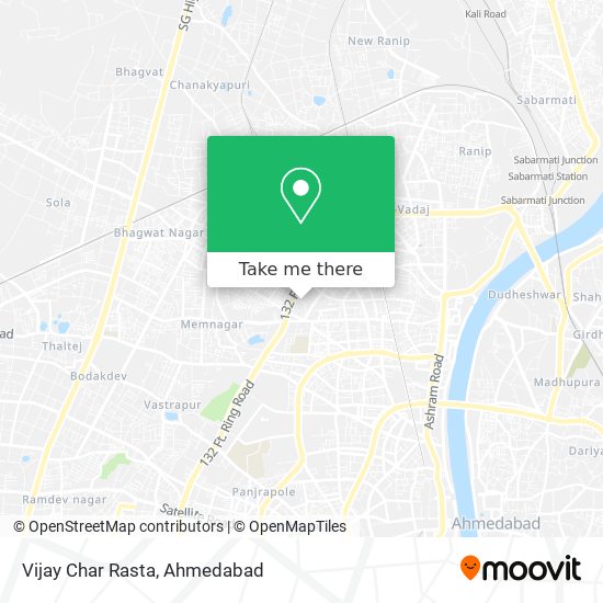 Vijay Char Rasta map
