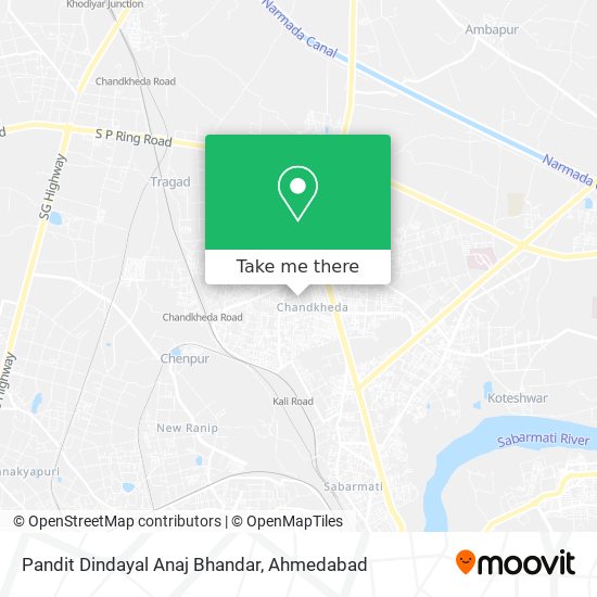 Pandit Dindayal Anaj Bhandar map