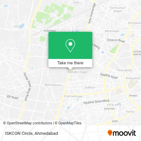 ISKCON Circle map