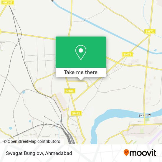 Swagat Bunglow map