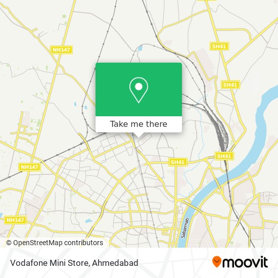 Vodafone Mini Store map