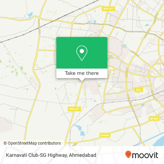 Karnavati Club-SG Highway map