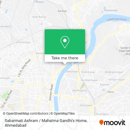 Sabarmati Ashram / Mahatma Gandhi's Home map