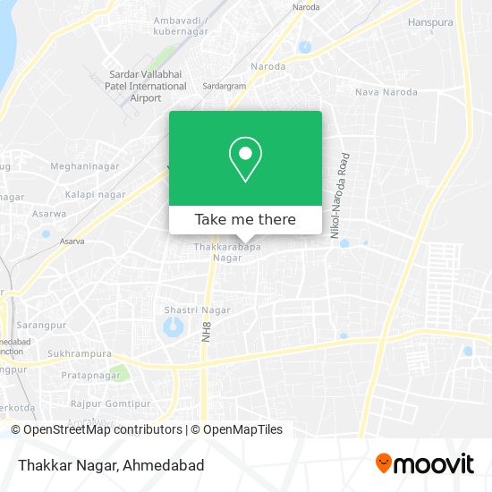 Thakkar Nagar map