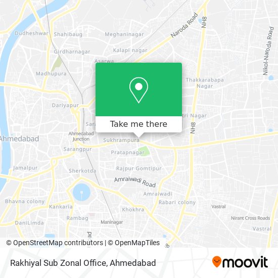 Rakhiyal Sub Zonal Office map