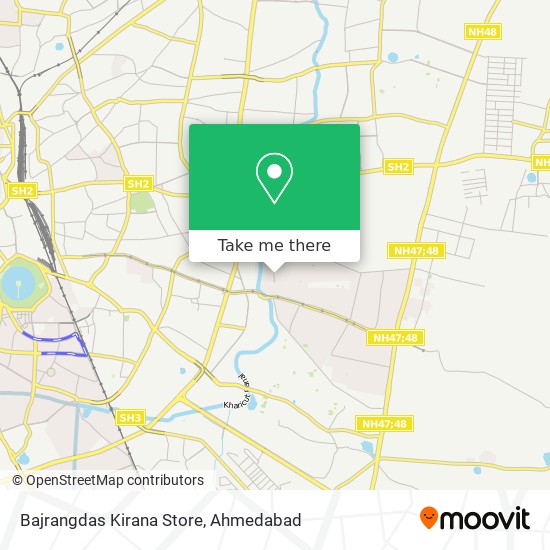 Bajrangdas Kirana Store map