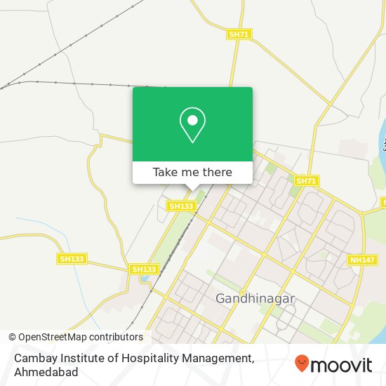 Cambay Institute of Hospitality Management map