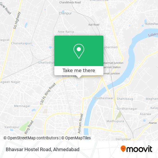 Bhavsar Hostel Road map