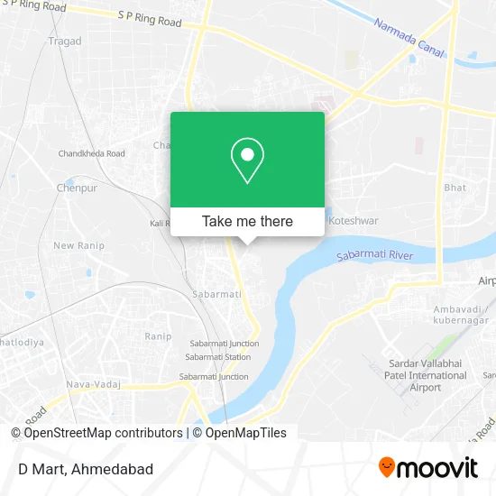 D Mart map