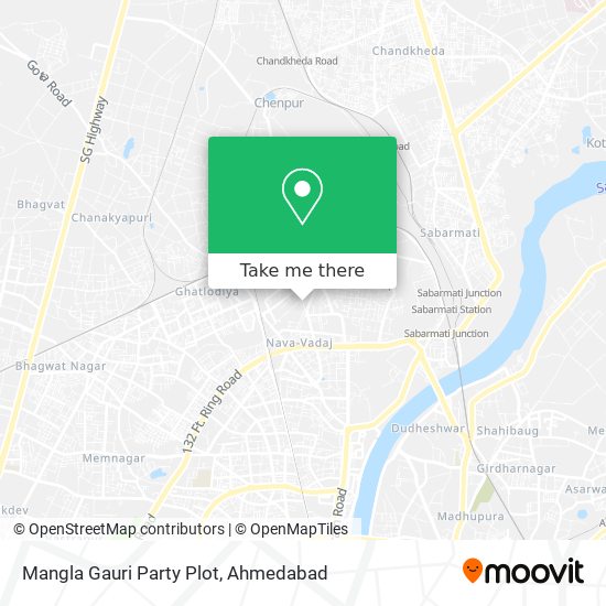 Mangla Gauri Party Plot map