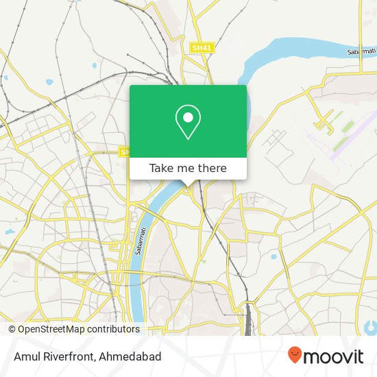Amul Riverfront map