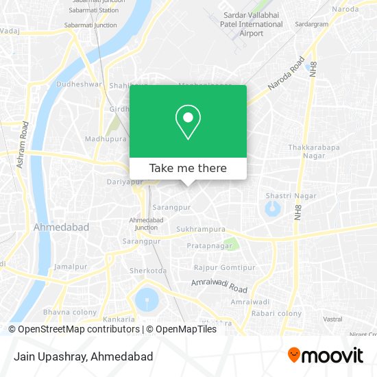 Jain Upashray map
