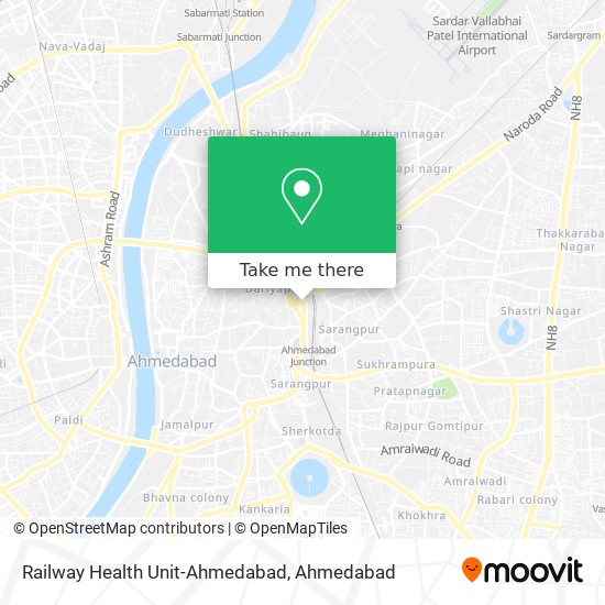 Railway Health Unit-Ahmedabad map