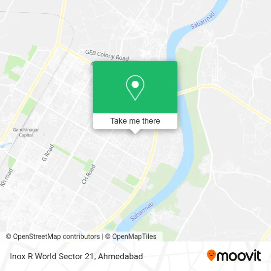 Inox R World Sector 21 map