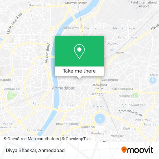Divya Bhaskar map