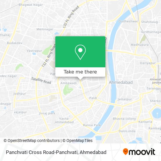 Panchvati Cross Road-Panchvati map
