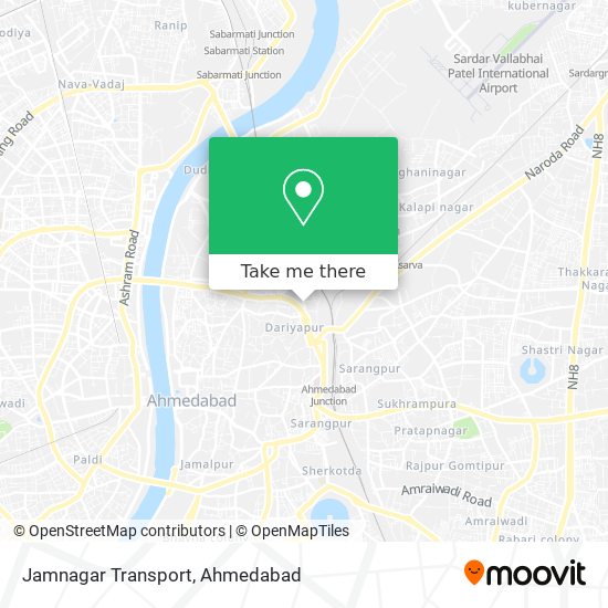 Jamnagar Transport map