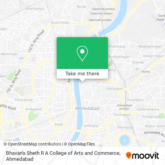 Bhavan's Sheth R A College of Arts and Commerce map
