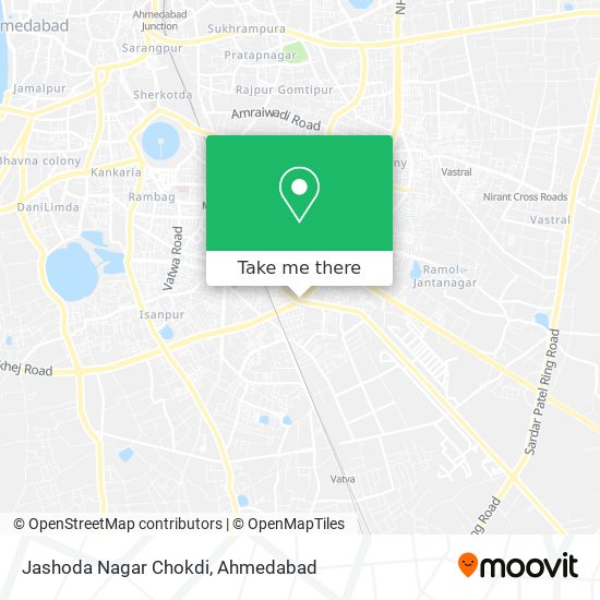 Jashoda Nagar Chokdi map