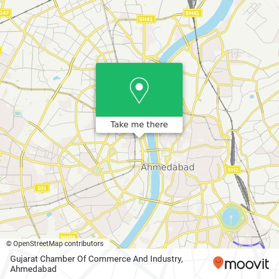 Gujarat Chamber Of Commerce And Industry map