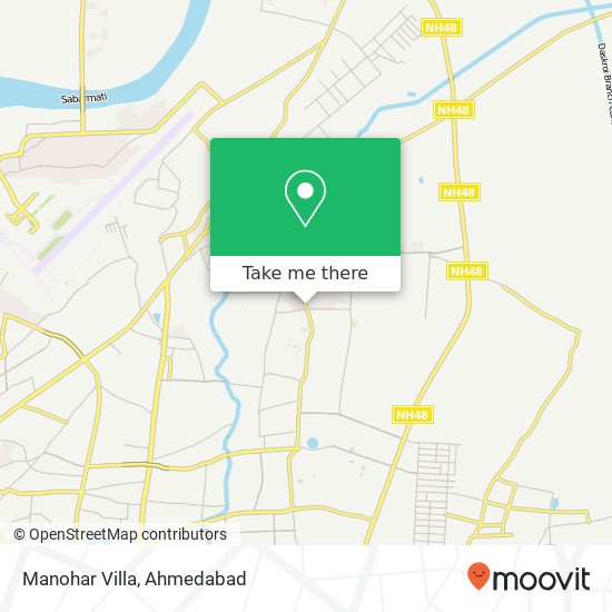 Manohar Villa map