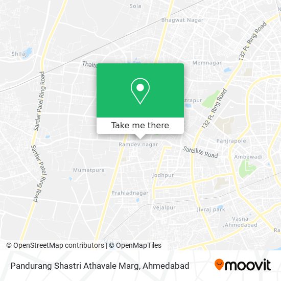 Pandurang Shastri Athavale Marg map