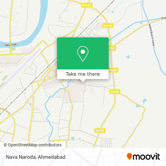 Nava Naroda map