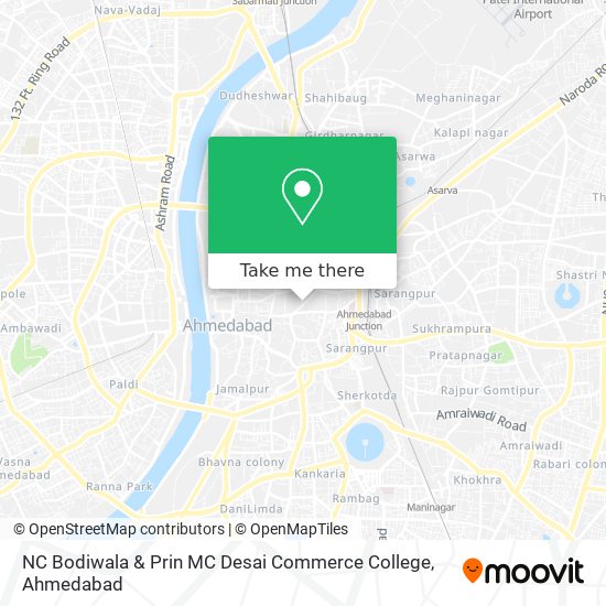 NC Bodiwala & Prin MC Desai Commerce College map