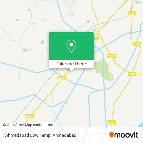 Ahmedabad Low Temp map