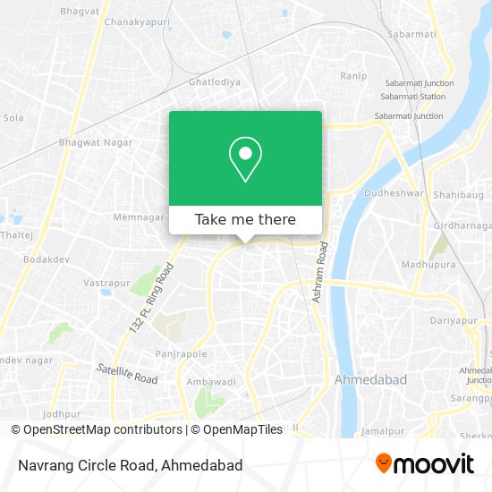 Navrang Circle Road map