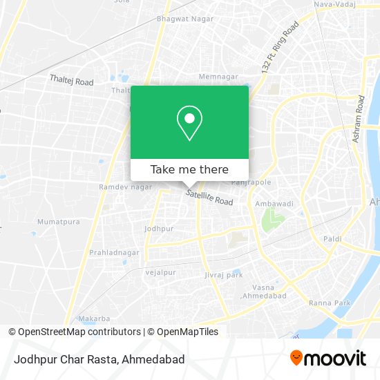 Jodhpur Char Rasta map