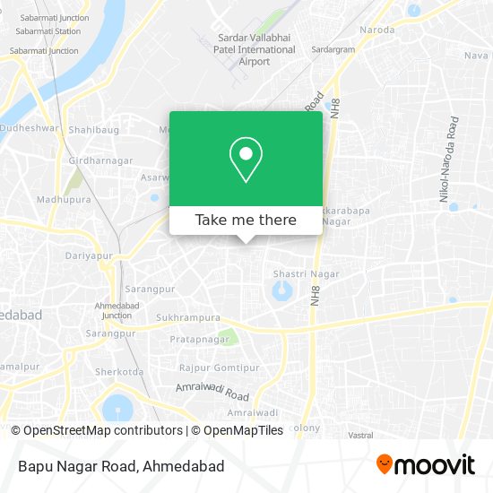 Bapu Nagar Road map