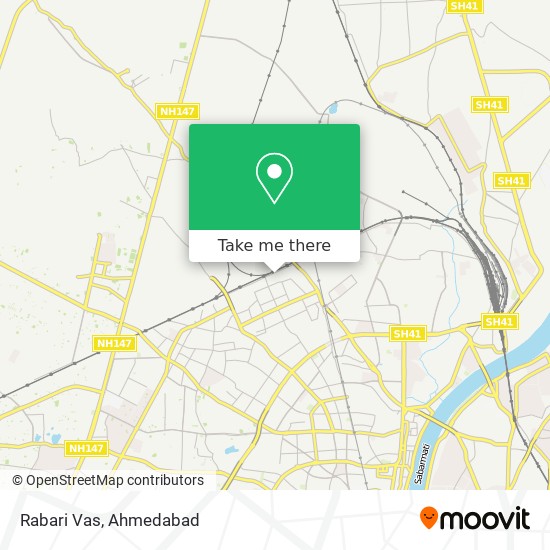 Rabari Vas map