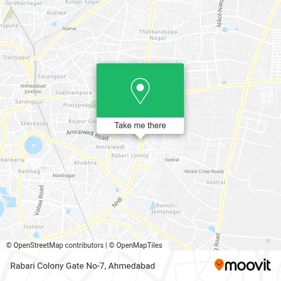 Rabari Colony Gate No-7 map