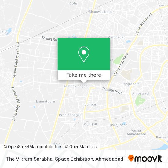 The Vikram Sarabhai Space Exhibition map