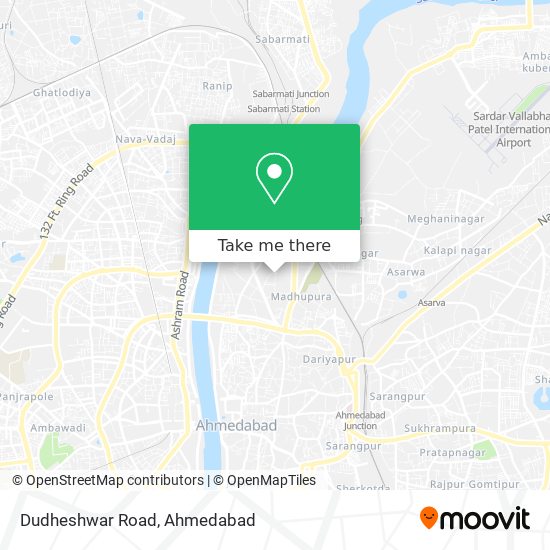 Dudheshwar Road map