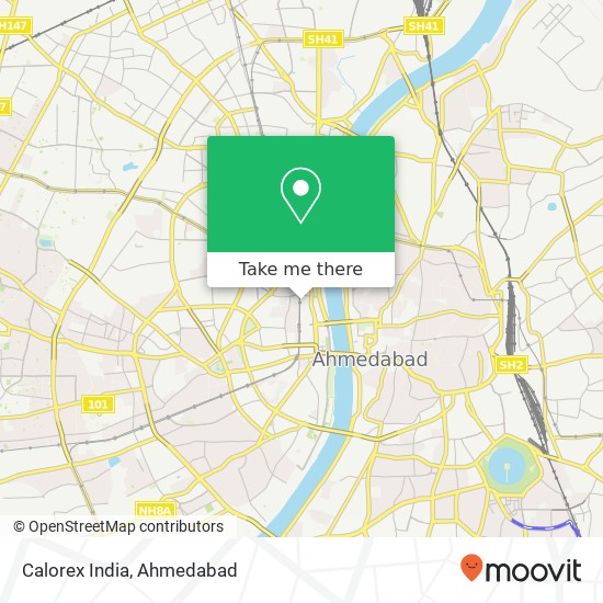 Calorex India map