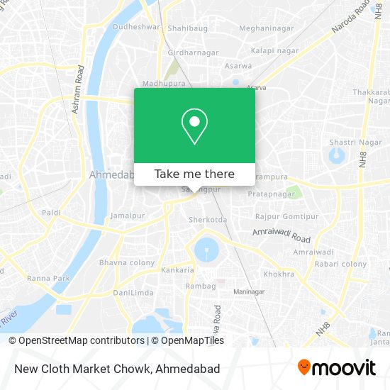 New Cloth Market Chowk map