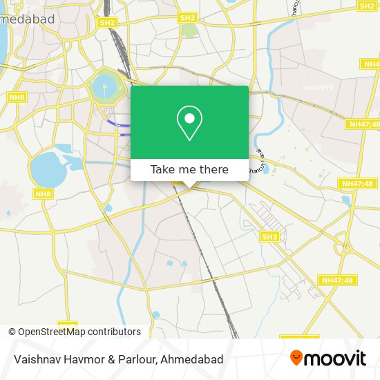Vaishnav Havmor & Parlour map