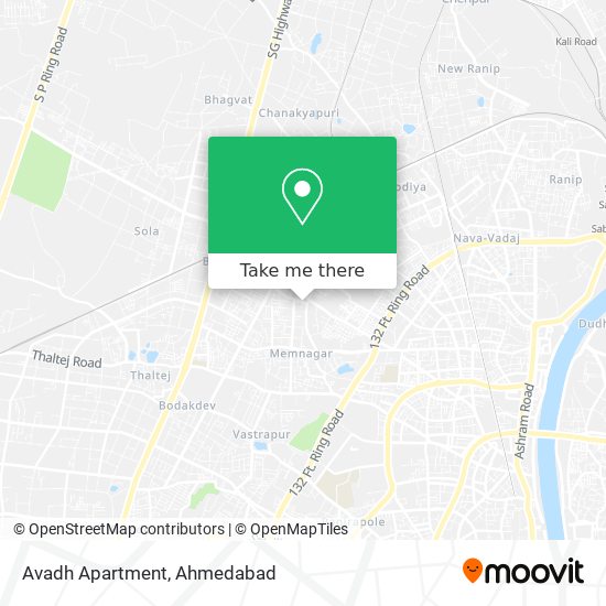 Avadh Apartment map