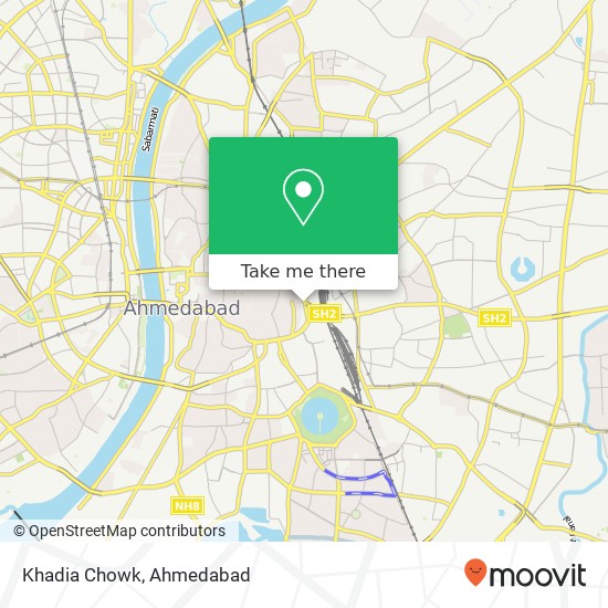 Khadia Chowk map