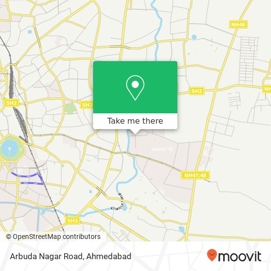 Arbuda Nagar Road map