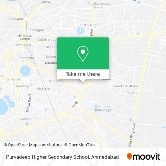 Purvadeep Higher Secondary School map