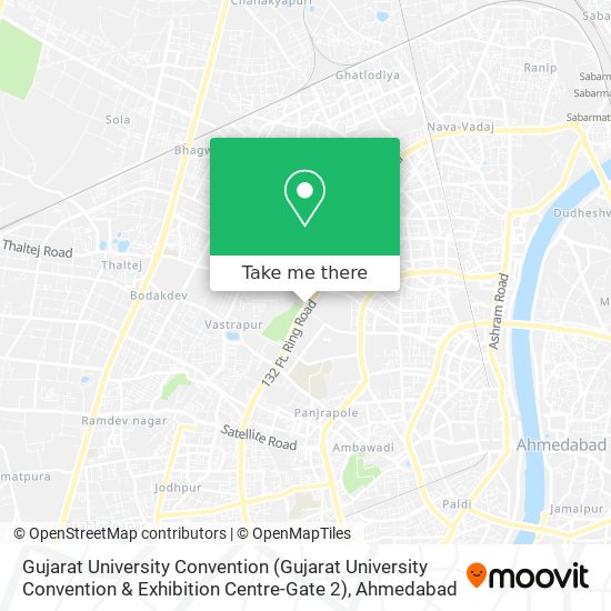 Gujarat University Convention (Gujarat University Convention & Exhibition Centre-Gate 2) map