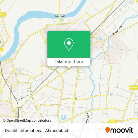 Drashti International map