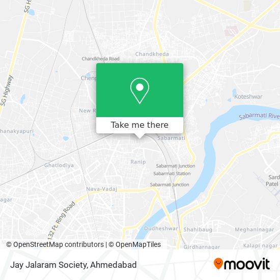 Jay Jalaram Society map