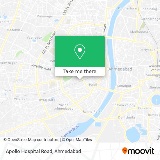 Apollo Hospital Road map