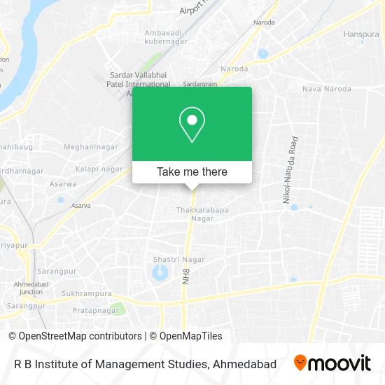 R B Institute of Management Studies map